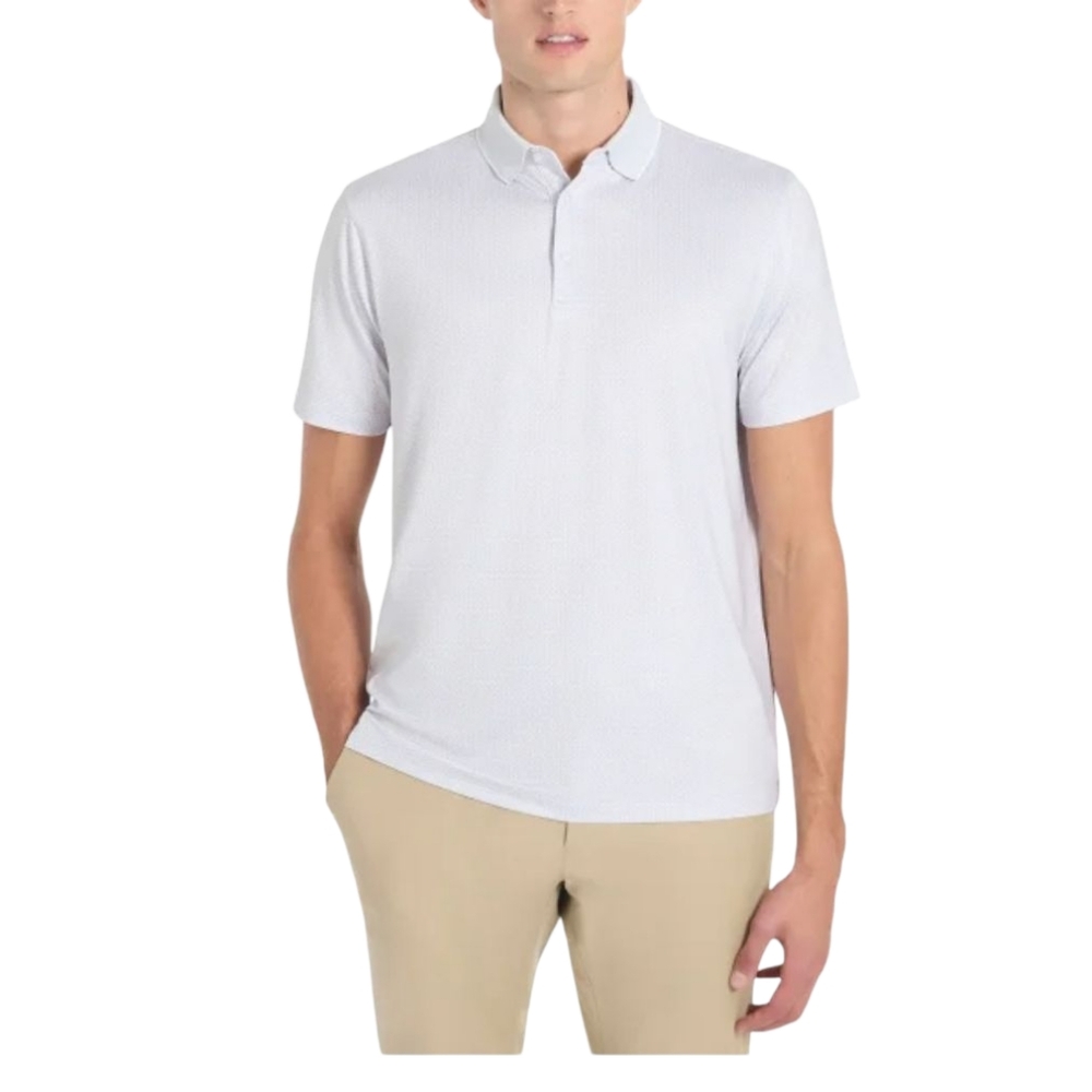 Men's Hickey Freeman Short Sleeve Golf Polo UPF 50+ Grey Size XXL NWT
